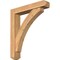 Ekena Millwork Thorton Craftsman Smooth Bracket w/ Offset Brace, Western Red Cedar, 5 1/2"W x 28"D x 32"H BKT0604X28X32THR04SWR - alternate 1